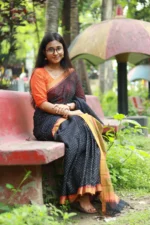 Tamalrekha Cotton – কালো-সবুজে প্রাচীন মাধুর্য