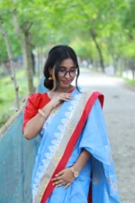 Krishnokoli Niloy – নীলের কোলে প্রিন্টেড ব্লকের কল্পনা - Image 9