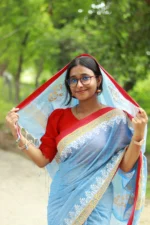 Krishnokoli Niloy – নীলের কোলে প্রিন্টেড ব্লকের কল্পনা - Image 2